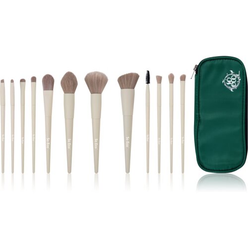 So Eco Flawless 12 Piece Brush & Bag Set Complexion Sponge Set čopičev s torbico Cene