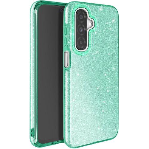 AVIZAR Ohi&amp;scaron;je z ble&amp;scaron;čicami za Samsung Galaxy A26 Odporen na udarce Glitter, Zelena, (5000014888) Slike