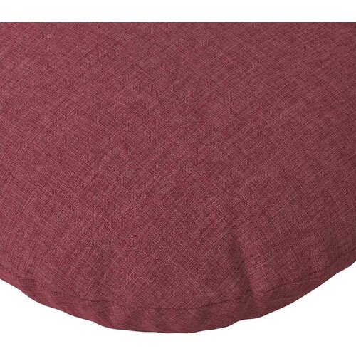  Jastučići za sjedenje 2 pcs Vinska crvena &amp;Oslash;60 x 21 cm tkanina Slike