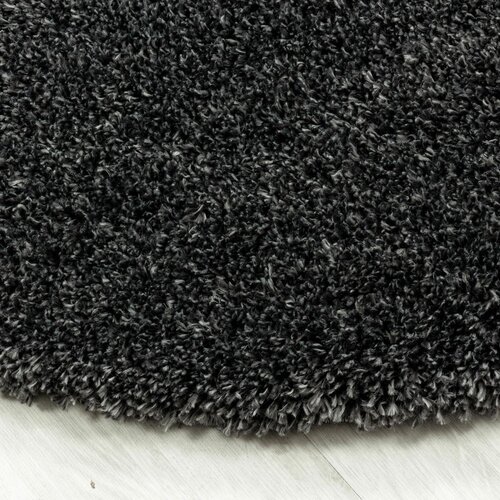 XXXL Preproga Fluffy, &amp;Oslash; 200cm, Siva Slike