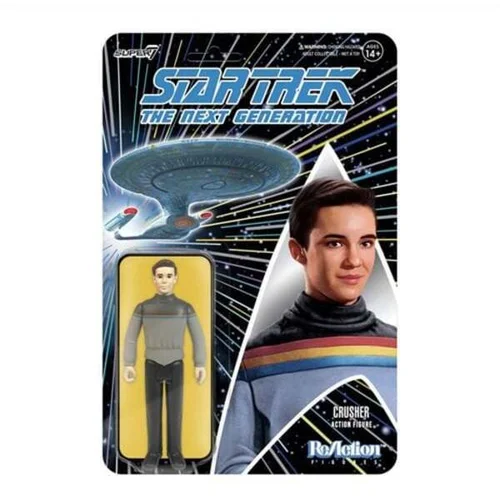 DC Comics Star Trek: The Next Generation Wesley Crusher 3 3/4-Inch ReAction Figure, (20498846)