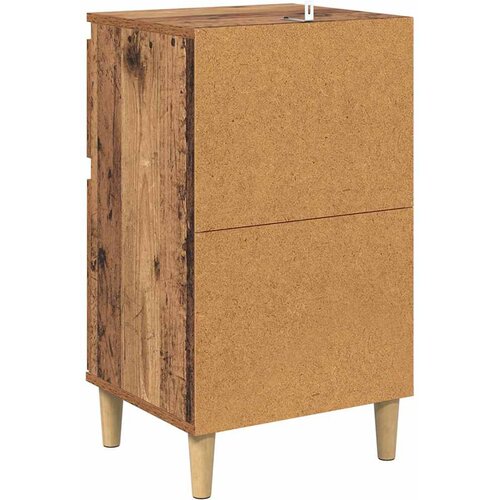  Noćni ormar 2 pcs Staro drvo 40 x 35 x 70 cm Konstruirano drvo Slike