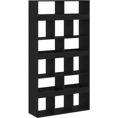 VidaXL Pregradni zid 2 kosa Črni hrast 100x33x187,5 cm Inženirski les Slike