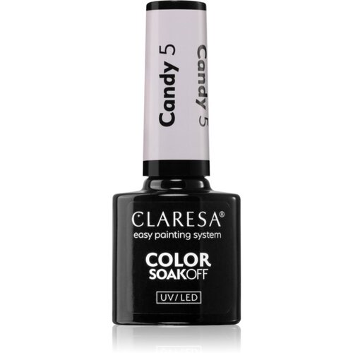 Claresa SoakOff UV/LED Color Candy gel lak za nokte nijansa 5 5 g Cene