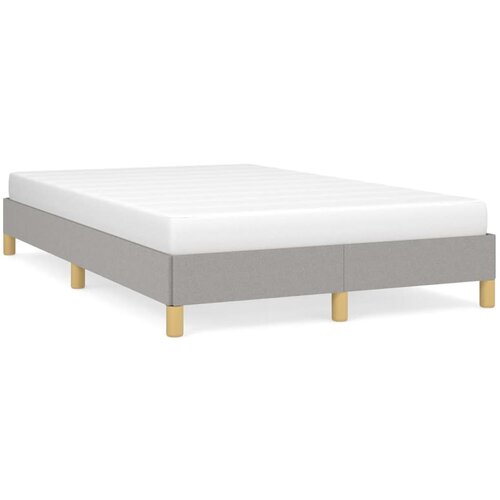 Maison Chic Posteljni okvir - Dvoposteljna postelja - Zakonska postelja brez vzmetnice siv 120x190 cm blago-J12378, (21772052) Cene