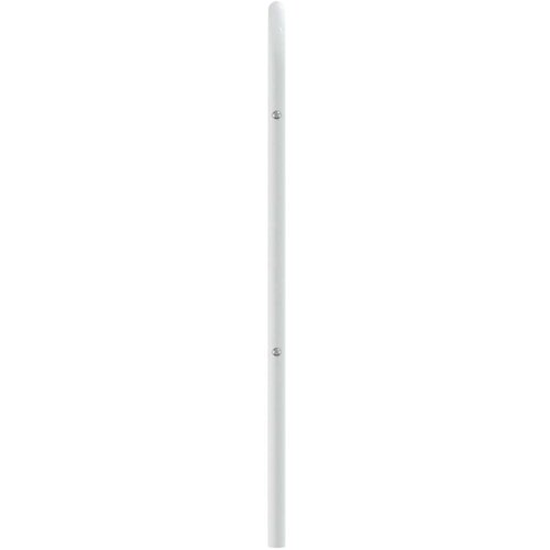  Metalno uzglavlje bijelo 107 cm Slike