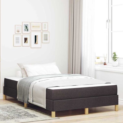 vidaXL Krevet s opruga kutije Smeđa 120 x 200 cm Cene