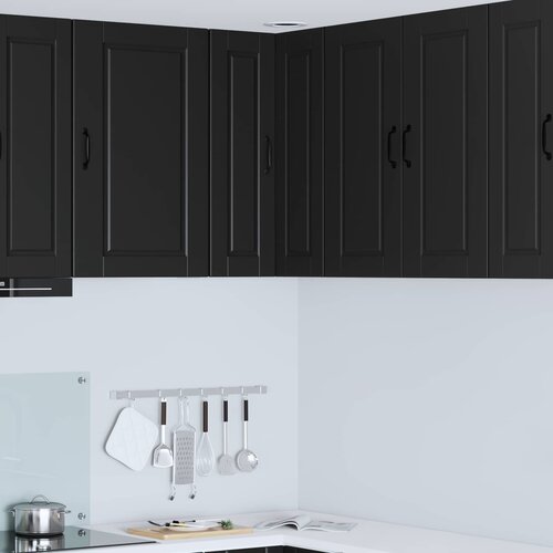  Zidni kutni ormar PORTO Crna 57 x 57 x 80 cm Konstruirano drvo Cene