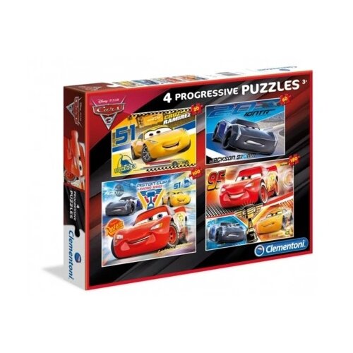 Clementoni puzle Cars 3 20,60,100,180 delova ( 077144 ) Slike