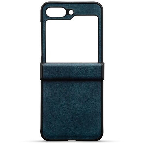  Maska za telefon LEATHER CASE za Samsung Z FLIP 5, Plava Cene