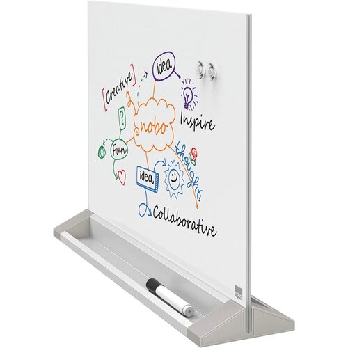 Nobo Tabla steklena namizna pokončna magnetna 600x430mm 1905265, (20522624) Cene
