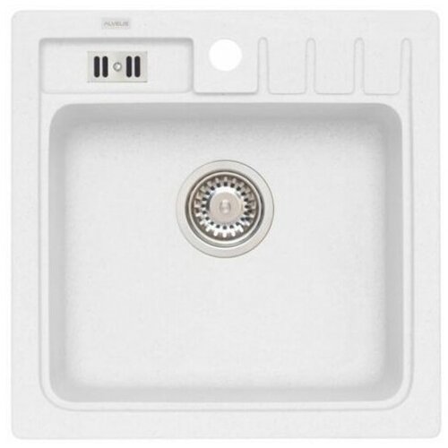 Alveus Pomivalno korito Alveus Niagara 20 Arctic (46,5 x 46,5 cm, granital, bele barve) Slike