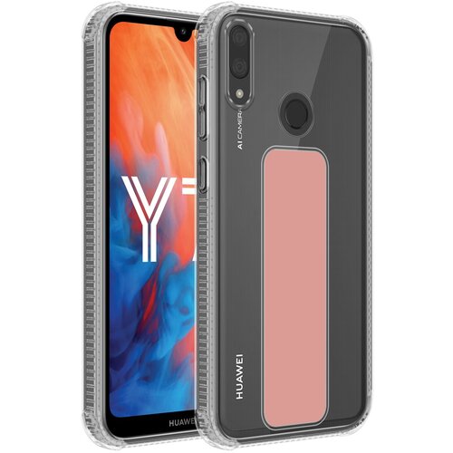  Ohišje, združljiv s Huawei v roza - zaščitni pokrov, narejen iz fleksibilnega silikona TPU z držalom in stojalo, funkcijo, (20604132) Cene