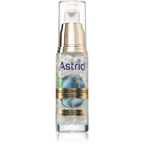 Astrid Hyaluronic Gold serum za obraz proti gubam 30 ml Slike