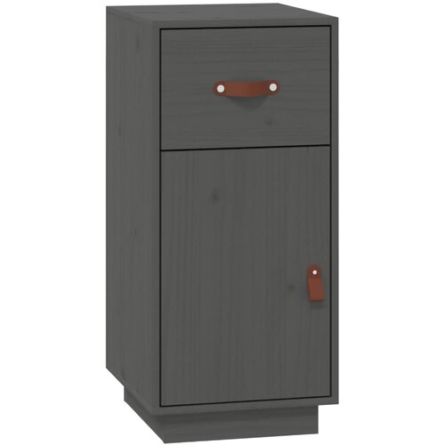 Maison Chic Komoda - Predalnik siva 34x40x75 cm trdna borovina, (21715741) Slike