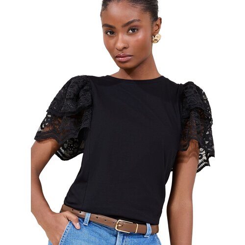 Lipsy Majica črna Slike