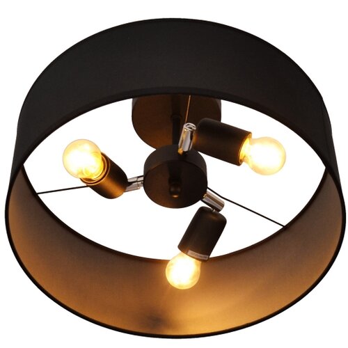  Luster na &amp;scaron;ipci ALBA 3xE27/15W/230V crna Slike