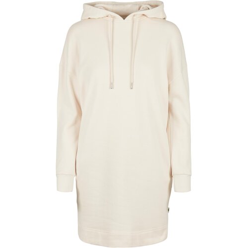 UC Ladies Women's Organic Oversized Terry Dress with Hood whitesand Cene