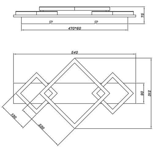  Brilagi - LED plafonsko svetlo AXIS LED/24W/230V Slike