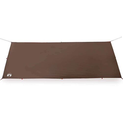 VidaXL Cerada za kampiranje smeđa 506x306 cm vodootporna Slike