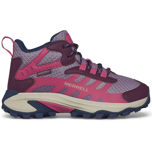Merrell cipele za planinarenje za devojčice Moab Speed 2 Mid WTRPF, Roze Cene