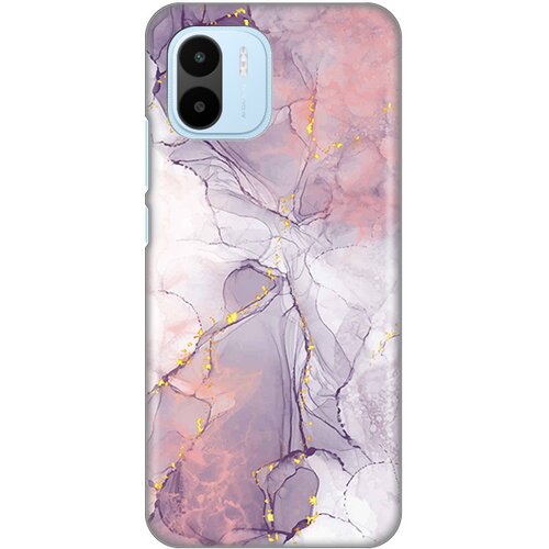 silikonska maska za Xiaomi Redmi A1/A2 Pink Marble Print šarena Slike