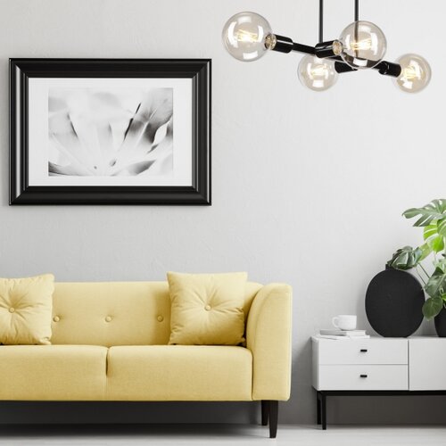  Luster na &amp;scaron;ipci ASTRID 4xE27/60W/230V crna Slike