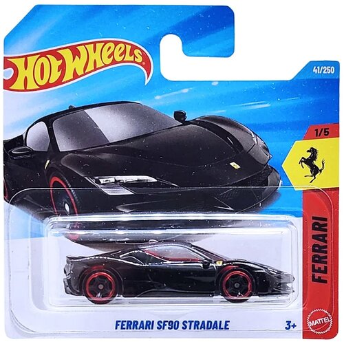 Mattel Hot Wheels: Ferrari SF90 Stradale črn avtomobilček 1/64 - Cene
