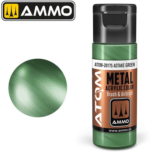 AMMO by MIG Jimenez Ammo ATOM Metallic Aotake Green (Metallic Aotake zelena) - ATOM-20175 Slike