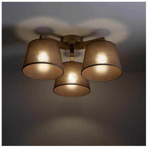 Brilagi plafonski luster latte sabia 3xE27/15W/230V borovina/braon Cene