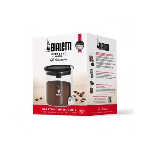 Bialetti steklena posoda za kavo z žlico za 250 g Slike