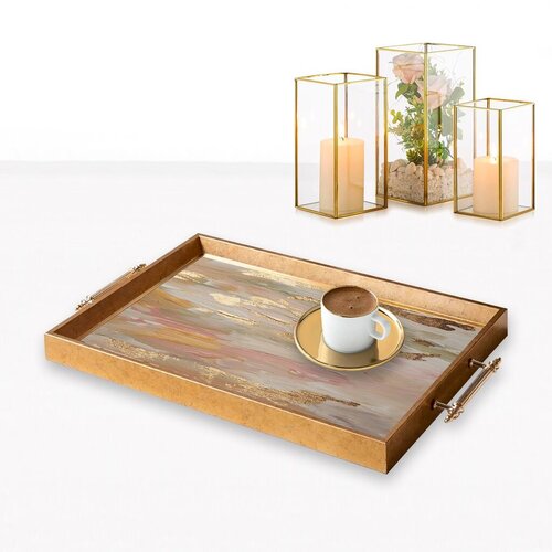 Aberto Design Poslužavnik TPEA9852 50 x 29 x 3.5 cm, Šareni Cene