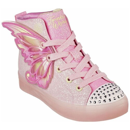 Skechers Visoke superge Twi-lites 2 twinkle wishes Rožnata Cene