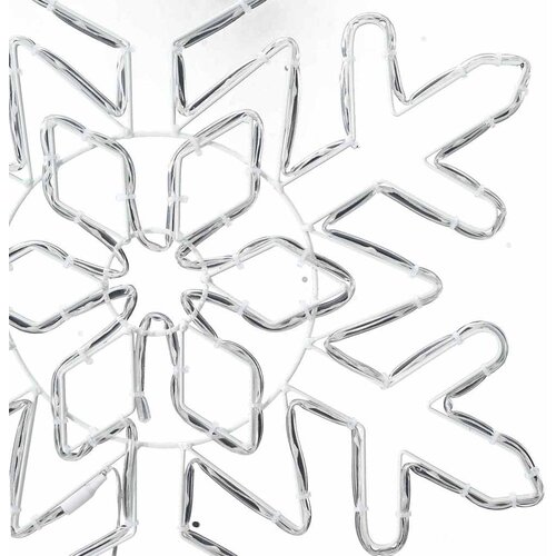  Božićna pahulja Plava 55,5 x 55,5 x 0,75cm PVC Slike