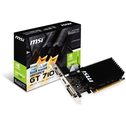 MSI Grafična kartica nVidia GT710 - 2GB DDR3 | 1xDVI 1xHDMI 1xVGA (V809-2000R), (605843) Cene
