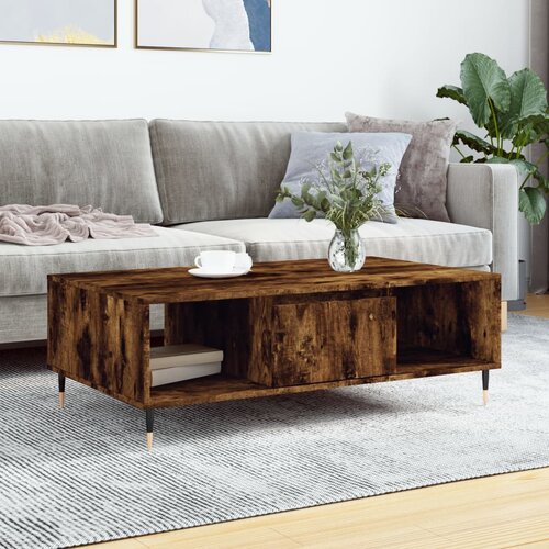  Stolić za kavu boja hrasta 104 x 60 x 35 cm konstruirano drvo Cijene