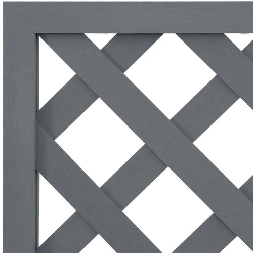  Sadilica s re&amp;scaron;etkom siva 65 x 33 x 135 cm WPC Slike