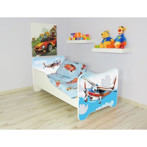 Made in Poland Dečiji krevet Happy Kitty – Airplane 160x80 cm Cene