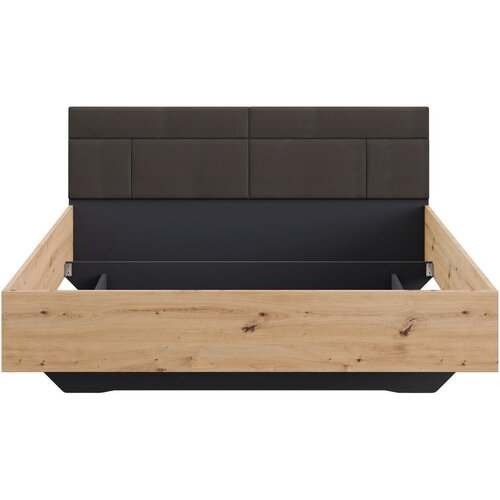 Premium Living Postelja Karpo, Siva, Barva Hrasta, 180x200 Slike