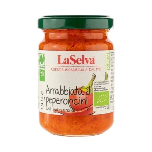 LaSelva Bio začimbna krema Arrabbiata di Peperoncini Cene