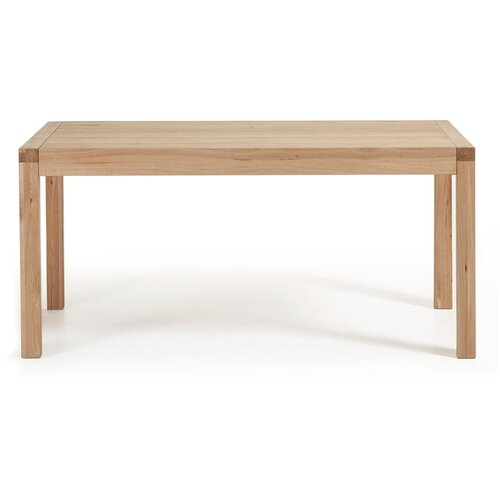 Kave Home Hrastova raztegljiva jedilna miza Vivy, 180 x 90 cm Slike