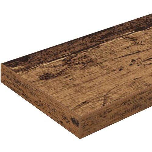 Police za knjige 4 pcs Smeđa 100 x 10 x 1,5 cm Slike