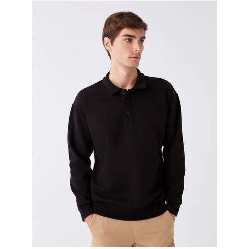 LC Waikiki Polo Neck Long Sleeve Men's Sweatshirt Slike