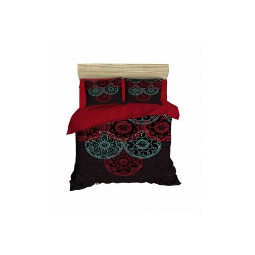 Lessentiel Maison set posteljine 462, 160x220cm, crna i crvena Cijene