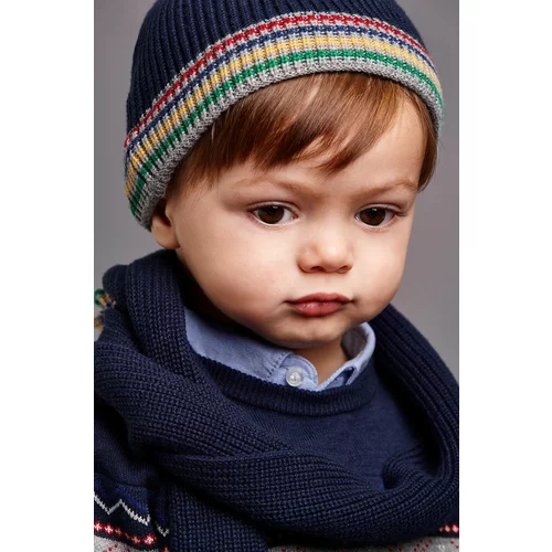 Mayoral Dječje kapa, šal i rukavice boja: tamno plava