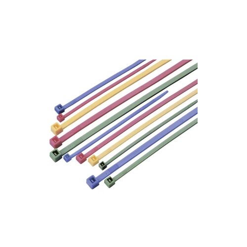 TRU COMPONENTS TC-11919648 VP-100C vezice 100 mm, 203 mm, 292 mm zelena, crvena, plava boja, žuta 100 St. Slike