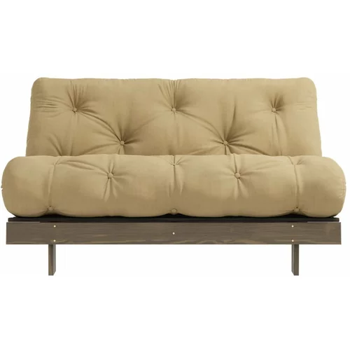 Karup Design Senf žuta/bež sklopiva sofa 140 cm Roots –