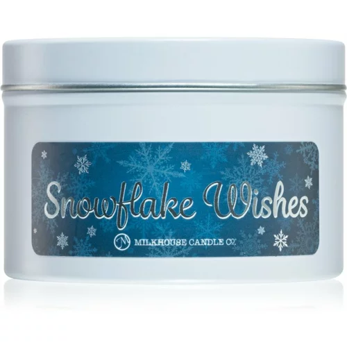 Milkhouse Candle Co. Christmas Snowflake Wishes dišeča sveča v pločevinki 141 g