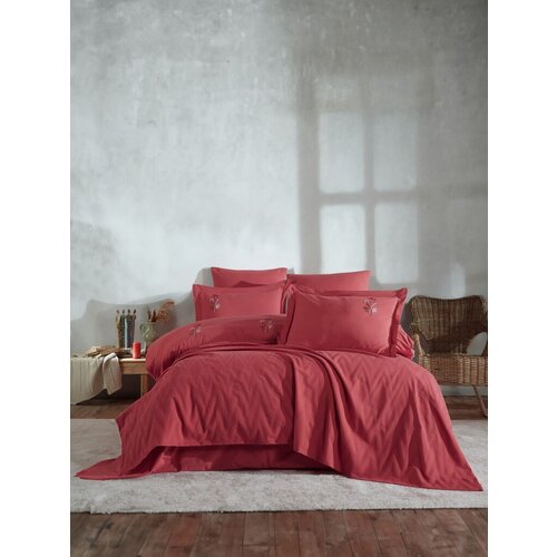 Lessentiel Maison komplet posteljine noris, 240x260, crveni Slike