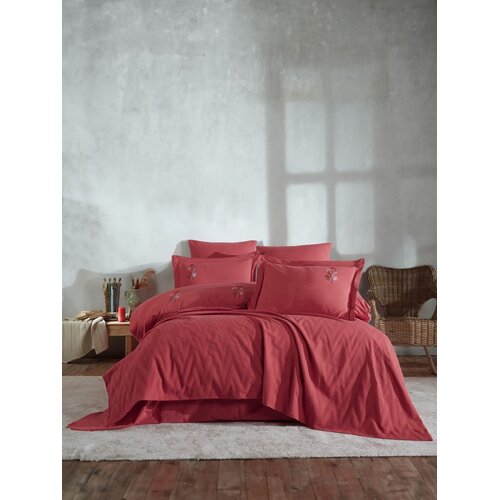 Lessentiel Maison Norris set posteljine, 240x260, crvena Cijene